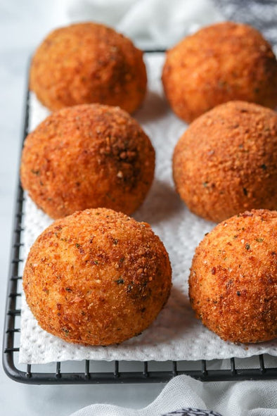 Ham, Cheese and Sweet Potato Croquettes