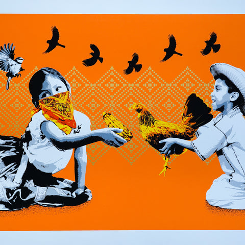 "Guelaguetza" by La Piztola (Silk Screen Print)